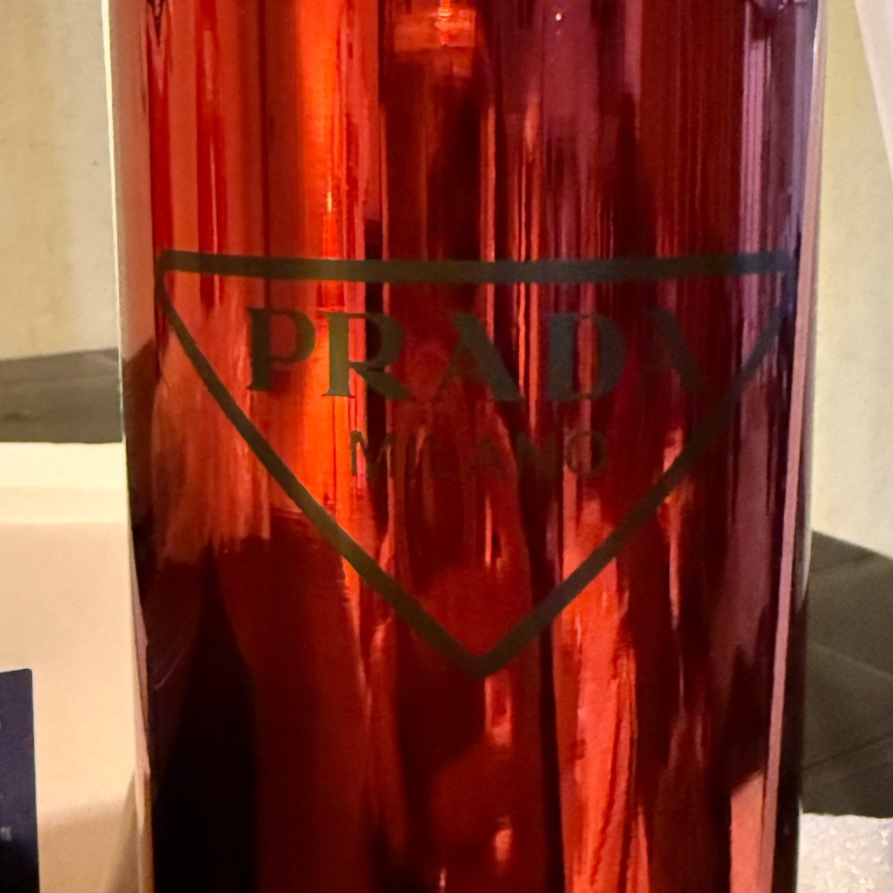 Prada Metallic Red Water Bottle - Picture 3 of 8
